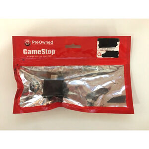 Motion Plus Adapter For Nintendo Wii Black Adapter Game Stop Pre-owned Sealed